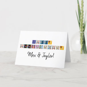 Carte Alphabet du jeu de plateau "Happy Anniversar