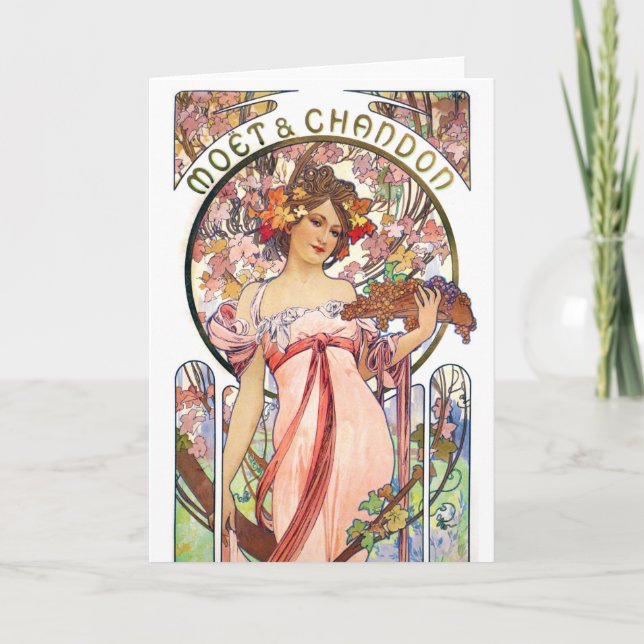 Carte Alphonse Mucha (Devant)