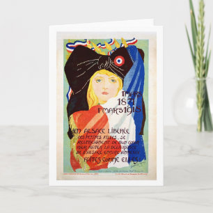 Carte Alsace libérée - Français