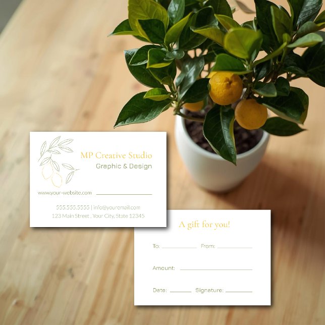 Carte Amalfi Lemon Chic (Créateur téléchargé)