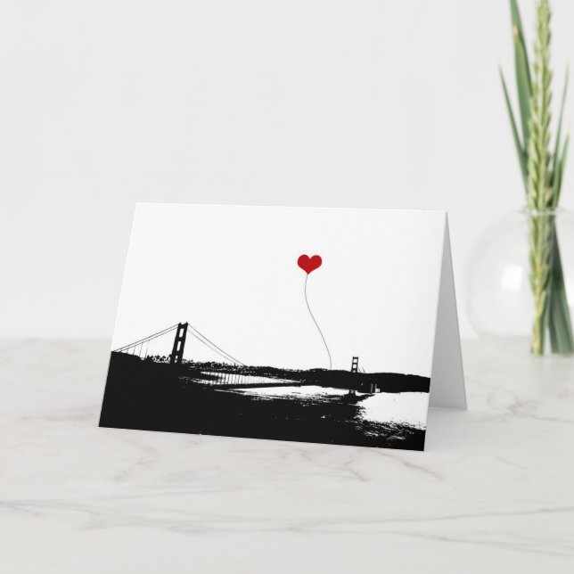 Carte Amant de golden gate bridge San Francisco (Devant)