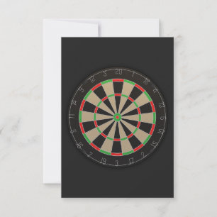 Carte Amant en tableau noir 🎯 😍 fléchettes