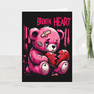 Carte Amant Perdant Goutte Douleur Cœur Brisé Douleur Ou