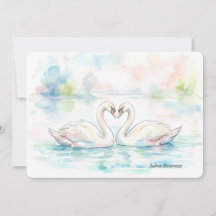 Amants des cygnes - Saint-Valentin