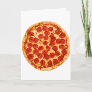 Carte amateur de pizza classique