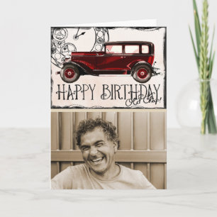 Carte Amateur de Voitures Anciennes   Joyeux Anniversair