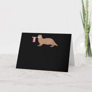 Carte Amateurs de Otter | Otter Lesbian Flag migre Arc-e