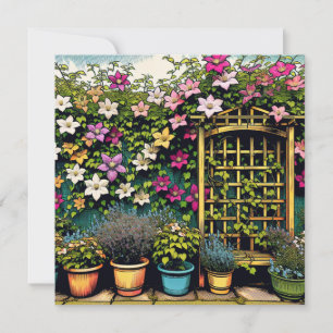 Carte Amateurs plantes et jardiniers vierges