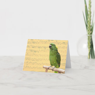 Carte Amazon Singing Small Note