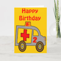 Ambulance 2e cadeau d'anniversaire