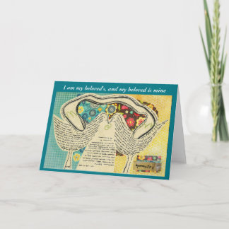 Carte Âme s?ur, mariage, anniversaire, art juif hébreu