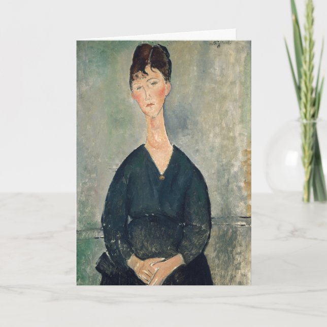 Carte Amedeo Modigliani - Chanteur de café (Devant)