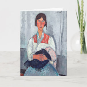 Carte Amedeo Modigliani - Femme tzigane avec bébé