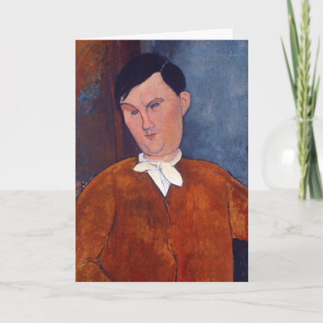 Carte Amedeo Modigliani - Monsieur Deleu (Devant)