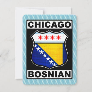 Carte américaine bosniaque de Chicago