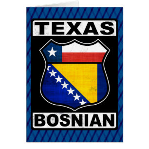 Carte américaine bosniaque du Texas