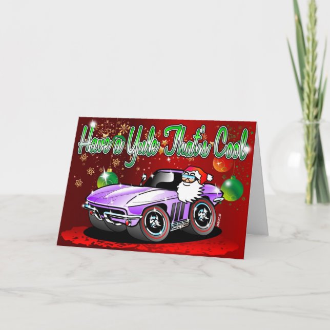 Carte américaine classique de Noël de Père Noël de (Devant)