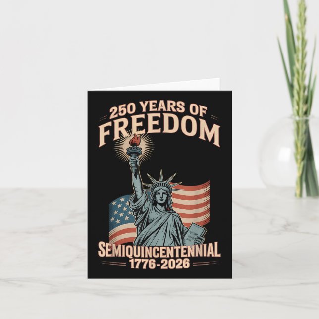 Carte American 250th Anniversary Celebration 250 Years U (Devant)