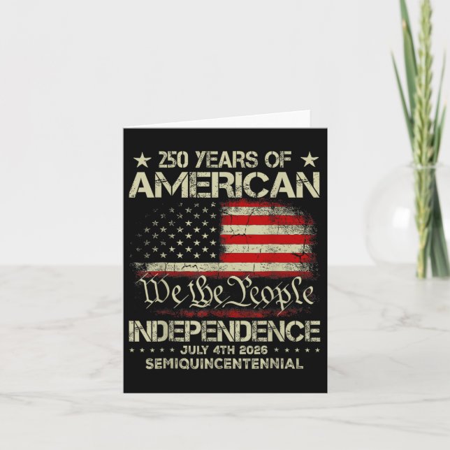 Carte American 250th Anniversary Celebration 250 Years U (Devant)