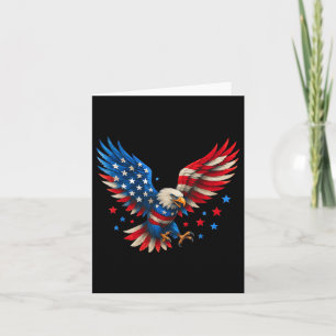 Carte American Flag Bald Eagle Hommes Patriotic Eagle 4e