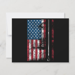 Carte American Flag Billiard Stick mignonne table jeu dr