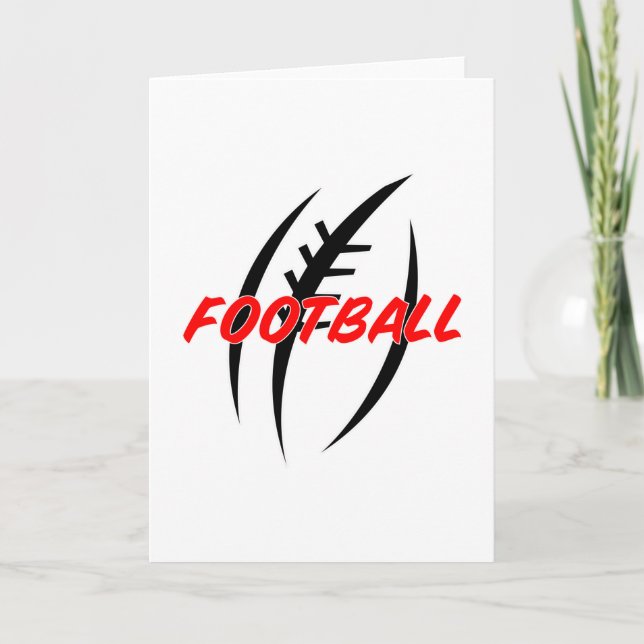 Carte American Football États-Unis Joueur Jeux Idée cade (Devant)