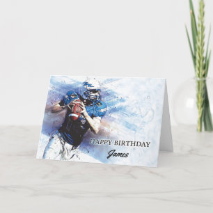 Carte American Football NFL Joyeux anniversaire Personna