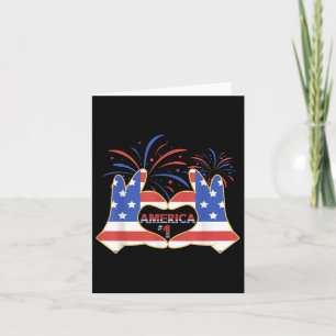 Carte Amérique Patriotique Numéro Un Jour de la Mémoire