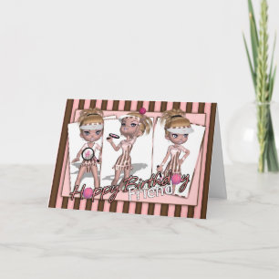 Carte Ami Anniversaire - Tennis