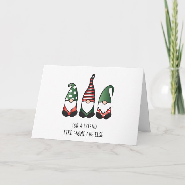 Carte Ami comme Gnome Un Autre (Devant)