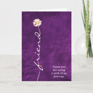 Carte Ami Daisy avec Ladybugs Card