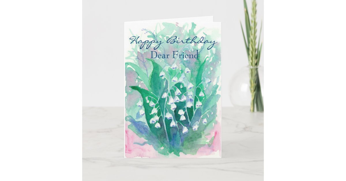 Carte Ami De Joyeux Anniversaire Du Muguet Cher Zazzle Ca Carte Ami De Joyeux Anniversaire Du Muguet Cher Zazzle Ca