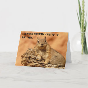 Carte Ami de Squirrely