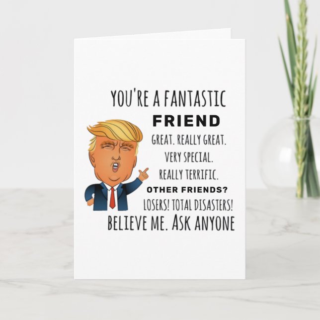 Carte Ami drôle Anniversaire Meilleur Cadeau (Devant)