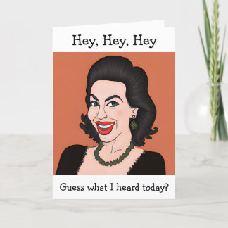 Carte Ami drôle Gossiping | Maintenir le contact