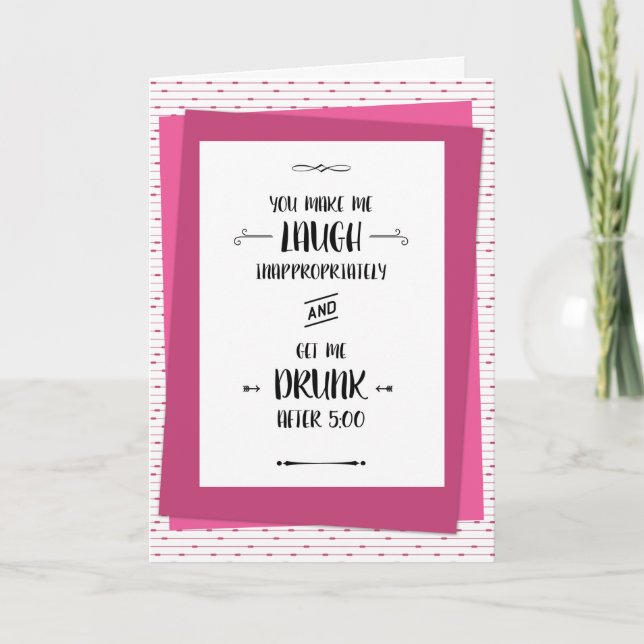 Carte Ami du collègue BFF (Devant)