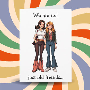 Carte Ami Vieux Ami amusant Humour Anniversaire