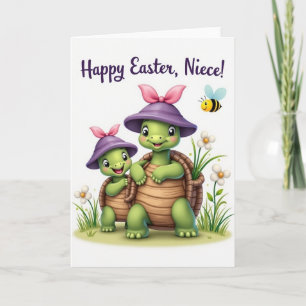 Carte amicale de printemps pour reptile
