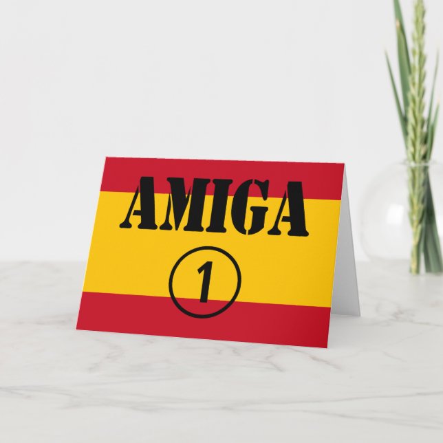 Carte Amie espagnols : L'ONU d'Amiga Numero (Devant)