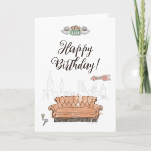 Carte AMIS™ Anniversaire Central Perk