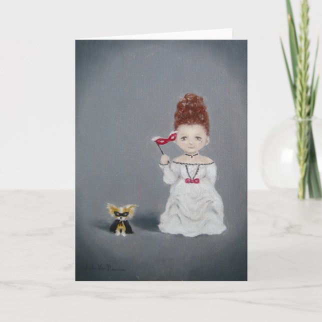 Carte/amis - carte de mascarade (Devant)