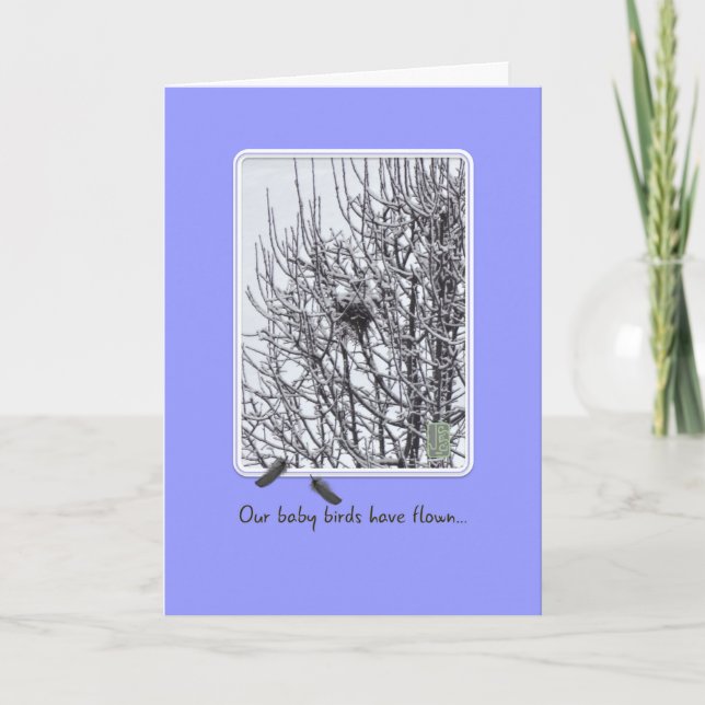 Carte Amis de nids vides (avec humour) (Devant)