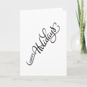 CARTE AMIS, FAMILLE, LUMIÈRE "HEUREUX VACANCES À VOUS"