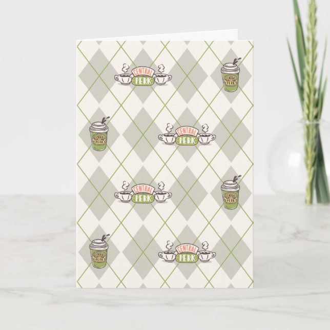 Carte AMIS™ | Motif de Jacquard Perk Central (Devant)