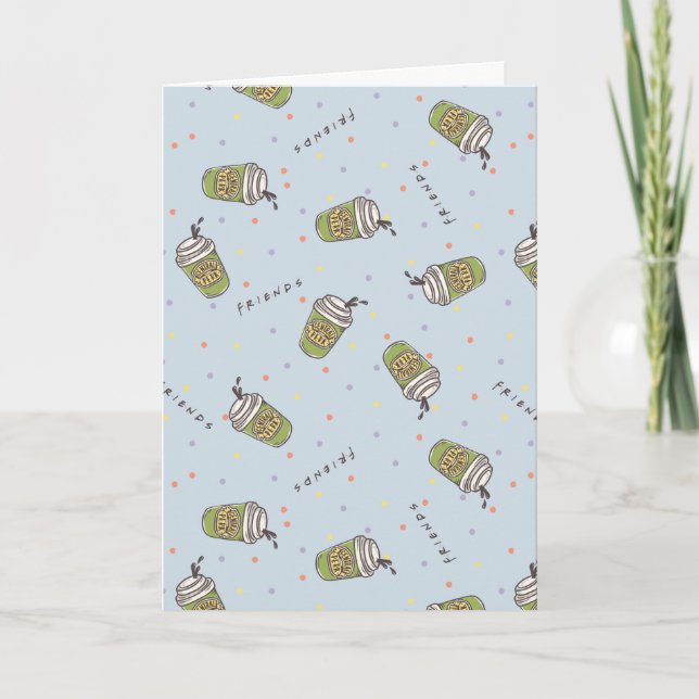 Carte AMIS™ | Polka Dot Central Perk Motif (Devant)