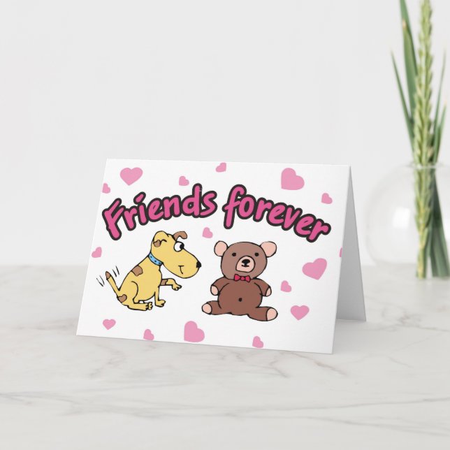 Carte Amis pour toujours ! (Devant)
