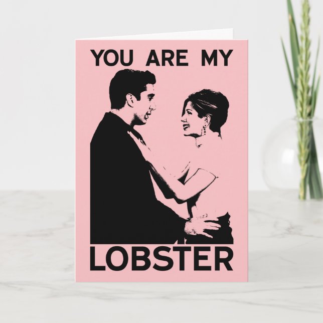 Carte AMIS™ | Ross & Rachel - Vous êtes mon homard (Devant)