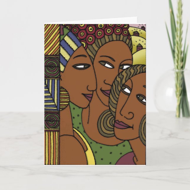 Carte Amis soeurs américaines (Devant)