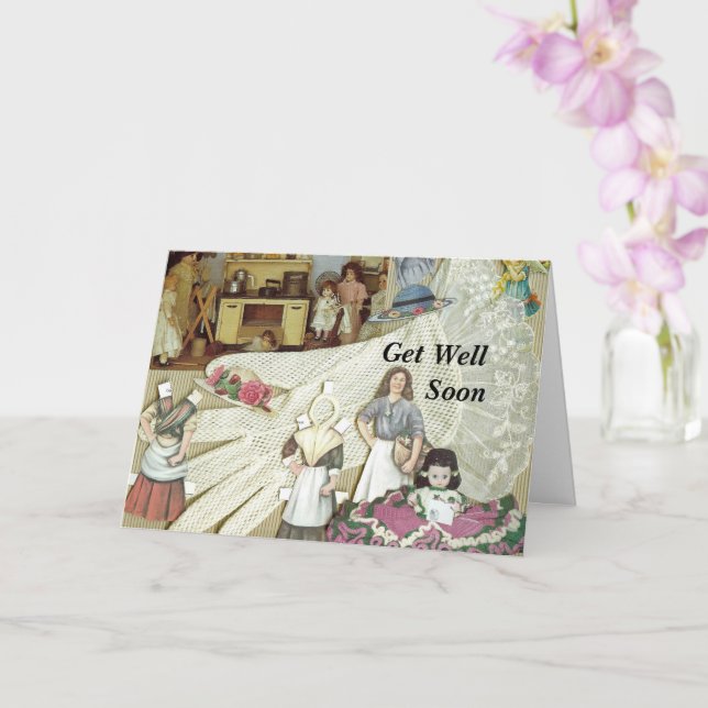 Carte amité  prompt rétablissement (Orchidée)