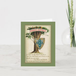 Carte Amitié australienne : Symbole de loyauté de la gom